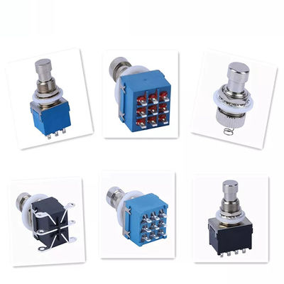 Przełącznik nożny do gitary 3PDT 9 PIN Dpdt Stomp Switch True Bypass