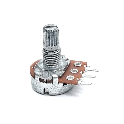 Potencjometr obrotowy 16 mm Potencjometr jednoobrotowy 2 ohm do regulacji głośności