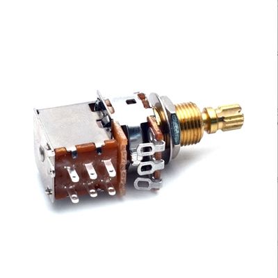 jakość  16mm Push Pull Potentiometer DPDT Electric Guitar For Electric Bass Guitar fabryka