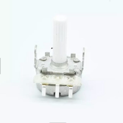 Najnowszy potencjometr obrotowy 16 mm z wałem z tworzywa sztucznego do lutowania B100k
