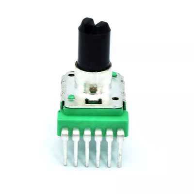 R1116G 11 Mm podwójny gang metalowy wałek potencjometr obrotowy z powłoką węglową B10k 50K 100K