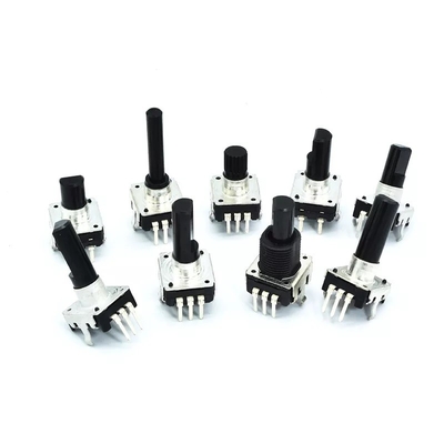 EC12 Hot Sell Producent Enkoder obrotowy 5V 10mA Obrotowy enkoder z metalowym wałem