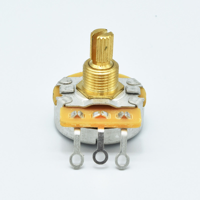 24mm metalowy wałek w stylu CTS 15.5mm B500k obrotowy potencjometr gitarowy