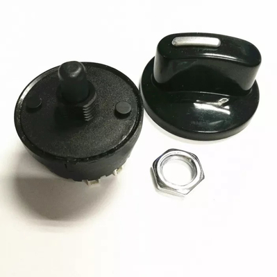Sokowirówka 29 mm Ciągły przełącznik obrotowy 6A 1-biegunowy 12-kierunkowy wentylator obrotowy