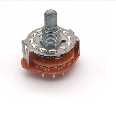 DC500V 2-biegunowy 6-pozycyjny przełącznik obrotowy 100ohm Cts 5-drożny