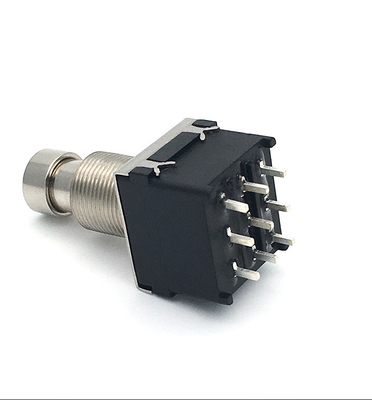 SF17 10000 cykli Przełącznik 2pdt 9-stykowa stopka przyciskowa 100ohm