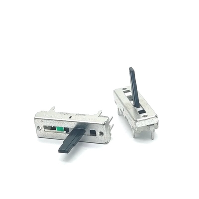Potencjometr suwakowy z metalową rączką Skok 15mm B100k Suwak