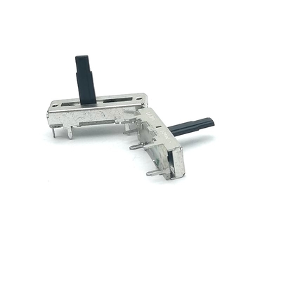 Potencjometr suwakowy z metalową rączką Skok 15mm B100k Suwak