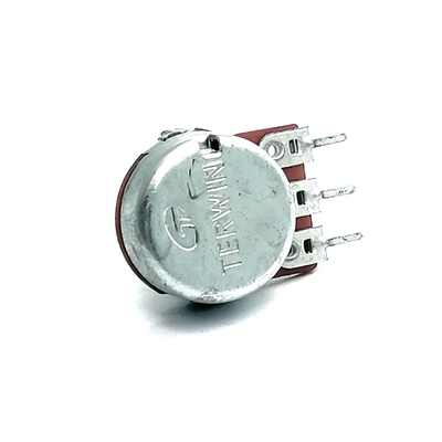Potencjometr obrotowy 16 mm Potencjometr jednoobrotowy 2 ohm do regulacji głośności